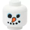 Storage Head Snowman mini by room copenhagen — ar LEGO saderīgs rotaļlietu un klucīšu organizators, balts
