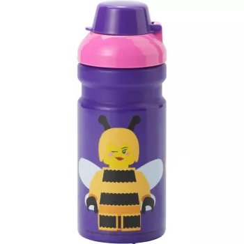 Dzeramā pudele room copenhagen Bee — 0,39 L, violeta/rozā, LEGO dizains