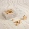 Storage Brick 4 Top Lid Glitter (caurspīdīgs), ražotājs room copenhagen — ar LEGO saderīga uzglabāšanas kaste, 4 kniedes, caurspīdīgs mirdzums