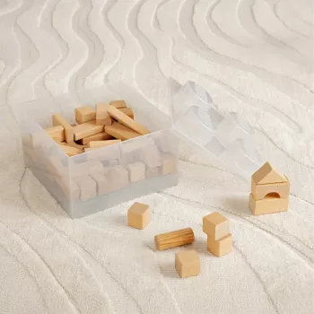 Storage Brick 4 Top Lid Glitter (caurspīdīgs), ražotājs room copenhagen — ar LEGO saderīga uzglabāšanas kaste, 4 kniedes, caurspīdīgs mirdzums