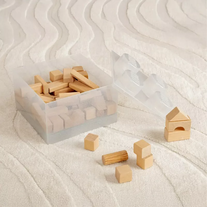 Storage Brick 4 Top Lid Glitter (caurspīdīgs), ražotājs room copenhagen — ar LEGO saderīga uzglabāšanas kaste, 4 kniedes, caurspīdīgs mirdzums