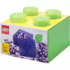 Storage Brick 4 augšējais vāks, caurspīdīgs (gaiši zaļš/caurspīdīgs) no room copenhagen – ar LEGO saderīgs plastmasas uzglabāšanas konteiners