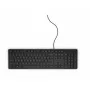 Vadu tastatūra Dell KB216 USB AZERTY JD03G — USB savienojums, AZERTY izkārtojums
