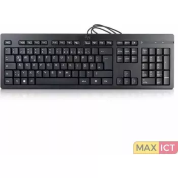 Vadu tastatūra HP 125 — HP 125 vadu tastatūra GR, USB savienojums, pilna izmēra izkārtojums