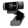 Logitech C922 Pro Stream tīmekļa kamera, 1920 x 1080 pikseļi, USB, melna