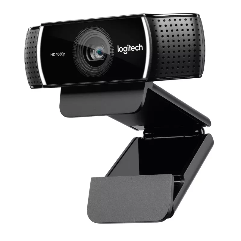 Logitech C922 Pro Stream tīmekļa kamera, 1920 x 1080 pikseļi, USB, melna