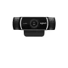 Logitech C922 Pro Stream tīmekļa kamera, 1920 x 1080 pikseļi, USB, melna