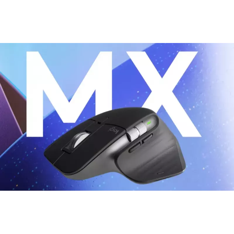 Pele Logitech MX Master 3S RF Wireless + Bluetooth