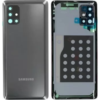 Aizmugurējais vāciņš Samsung A20s (A207) — rezerves tālruņa korpuss, melns