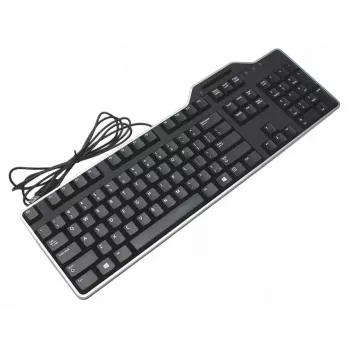 Vadu tastatūra Dell CWFJ4 USB, 104 taustiņi, pilna izmēra, USB-A savienojums