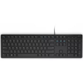 Vadu tastatūra Dell N6R8G — 104 taustiņi, USB savienojums, pilna izmēra izkārtojums