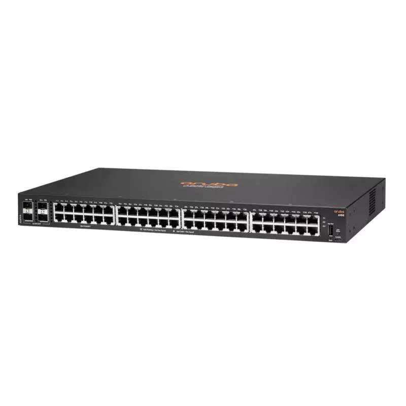 Pārvaldīts slēdzis Aruba 6100 48G 4SFP+