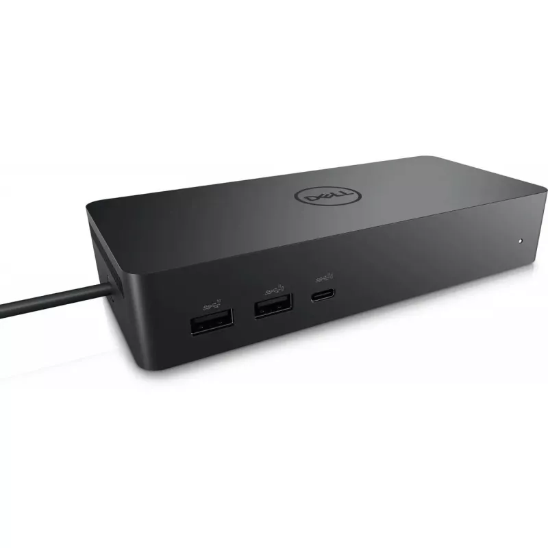 Dokstacija Dell UD22 Universal Dock USB-C Power Delivery, vairāku pieslēgvietu savienojamība klēpjdatoriem