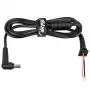 Akyga AK-SC-03 5.5x1.7 mm maiņas līdzstrāvas kabelis klēpjdatora strāvas adapterim, melns, 1,2 m
