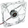 Datora korpusa ventilators Akyga AW-12A-BG 120 mm, 1000 RPM, 66 CFM, caurspīdīgs