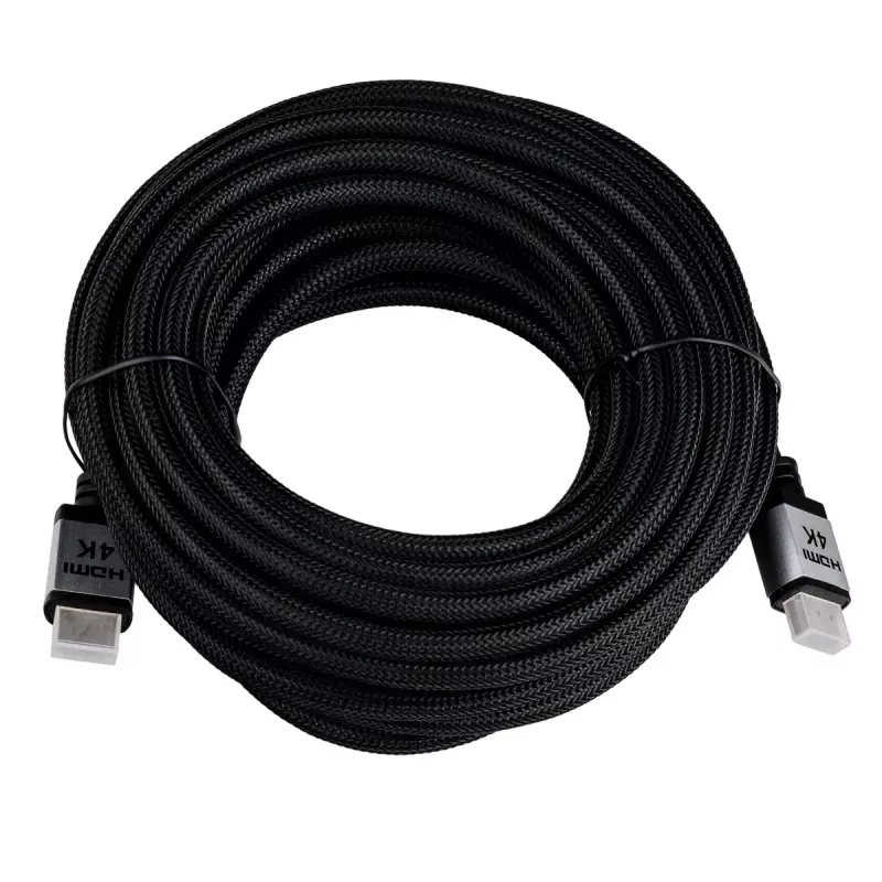 Akyga AK-HD-100P HDMI 2.0 kabelis, pīts, PRO sērija, 10 m, melns
