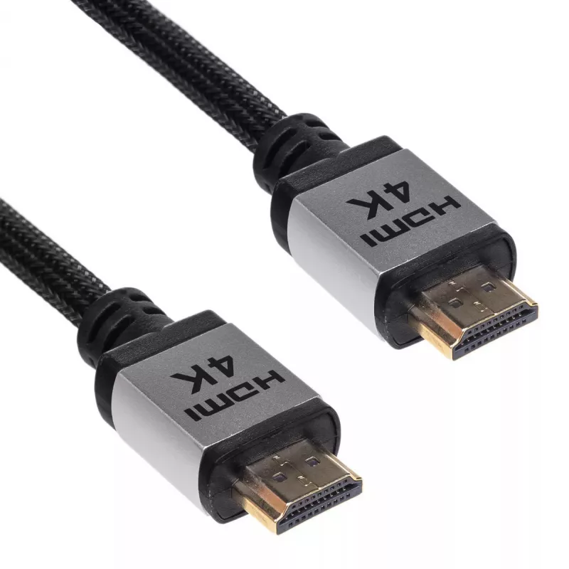 Akyga AK-HD-100P HDMI 2.0 kabelis, pīts, PRO sērija, 10 m, melns