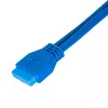 USB kabelis Akyga AK-CA-62 USB 3.2 Gen 1 65 m 2 x USB 3.0 Zils
