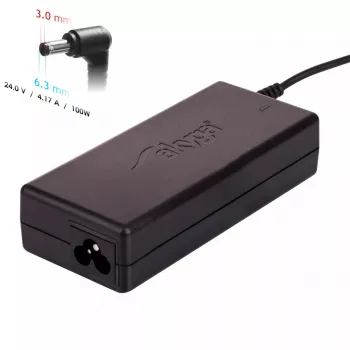 Strāvas adapteris/pārveidotājs Akyga AK-ND-73 — Iekštelpu 100 W, 100–250 V ieeja, 1,2 m kabelis, melns