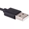 Akyga AK-SW-18 USB uzlādes kabelis ar klipsi Garmin Forerunner 230 / 235 / 630 / 645 / 735XT, 1 m, melns