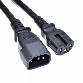 Strāvas kabelis Akyga AK-UP-06 1,8m IEC C14 C15 250V