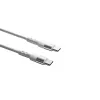 USB C uz USB C kabelis Akyga AK-USB-41, USB 2.0, 1,8 m, balts