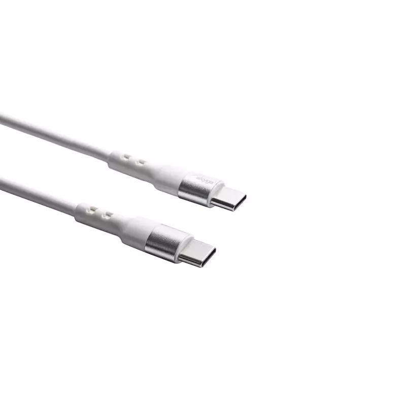 USB C uz USB C kabelis Akyga AK-USB-41, USB 2.0, 1,8 m, balts