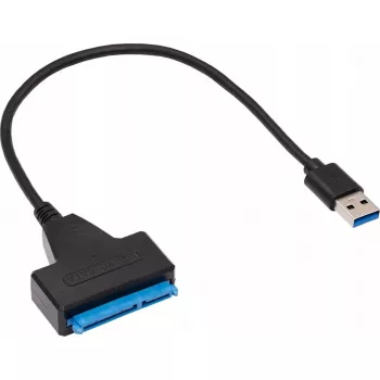 SATA uz USB-A adapteris Akyga AK-CA-86, USB 3.0, 30 cm kabelis