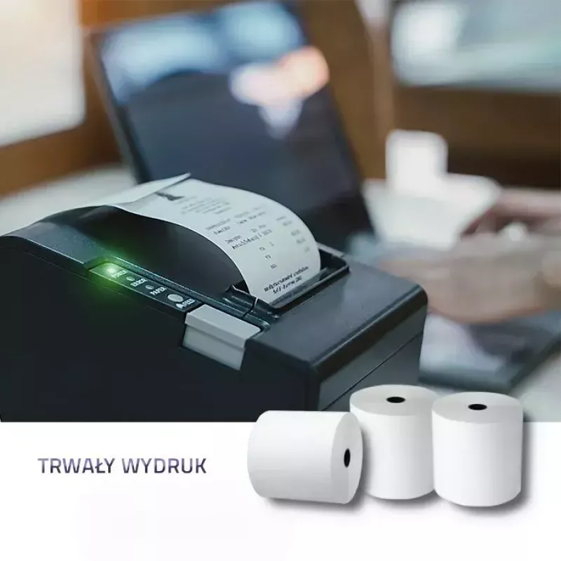 Termorullis QOLTEC 57 x 40 mm 55 g/m² BPA nesaturošs — QOLTEC 51897