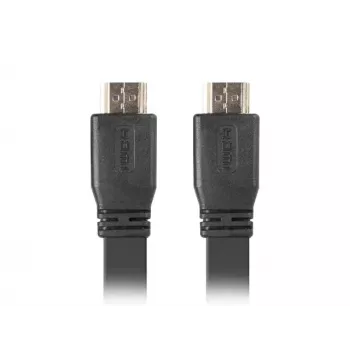 HDMI kabelis LANBERG CA-HDMI-21CU-0030-BK, 3 m, HDMI Type A vīriešu-vīriešu, HDMI 2.0, 18 Gbit/s, ARC, apzeltīti kontakti, melns