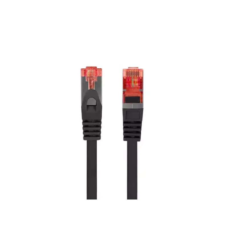 Tīkla kabelis Lanberg PCF6-10CU-0025-BK RJ-45 Cat6 0,25 m melns