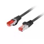 Tīkla kabelis Lanberg PCF6-10CU-0025-BK RJ-45 Cat6 0,25 m melns