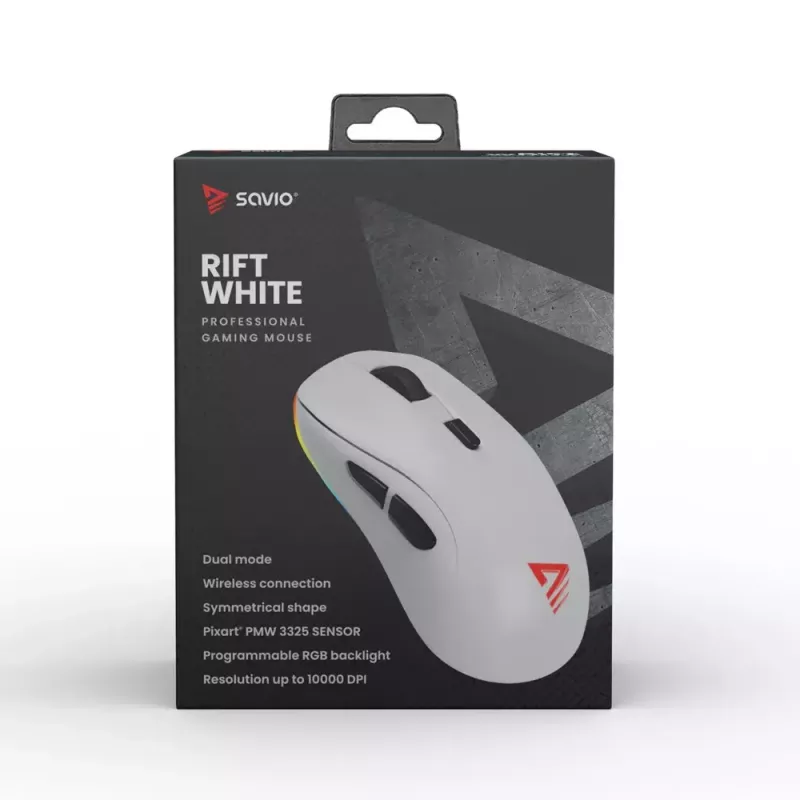 Pele Savio RIFT balta Bluetooth USB Type-A