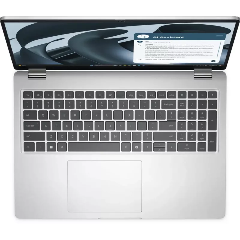 Dell Pro 16 Plus PB16255 klēpjdators — AMD Ryzen 5 PRO 230, 16 collu Full HD+ 1920×1200, 32 GB LPDDR5x, 1 TB SSD, Windows 11 Pro, Alumīnijs