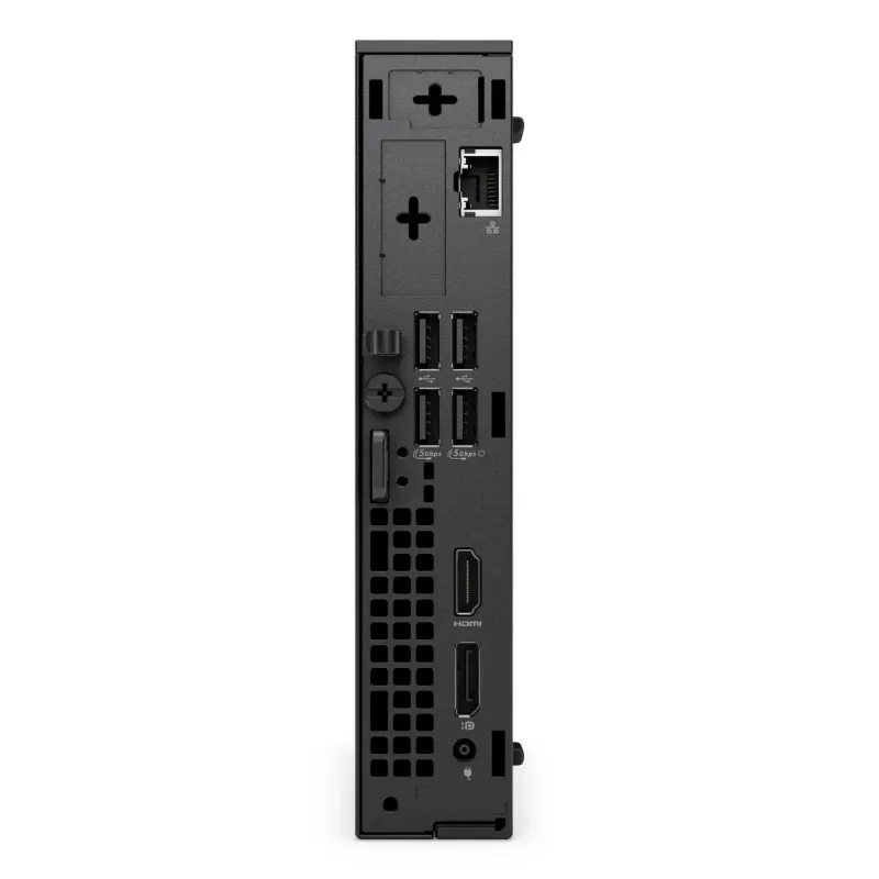 Mini PC Dell Pro QCM1255 — AMD Ryzen 7 PRO 8700GE, 16 GB DDR5, 512 GB SSD, Windows 11 Pro, Micro PC, melns