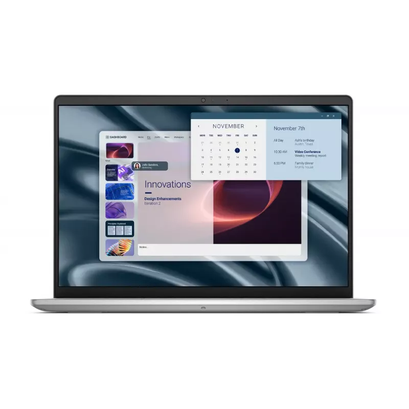 Klēpjdators Dell Pro 14 Essential PV14250 — 14 collu (1920×1200) Full HD+, Intel Core 5 220U, 16 GB DDR5, 512 GB SSD, Windows 11 Pro, sudraba