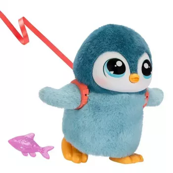 Interaktīva rotaļlieta Cobi Little Live Pets Walking Penguin Kiwaczek MO-26535, ar baterijām darbināms staigājošs mājdzīvnieks