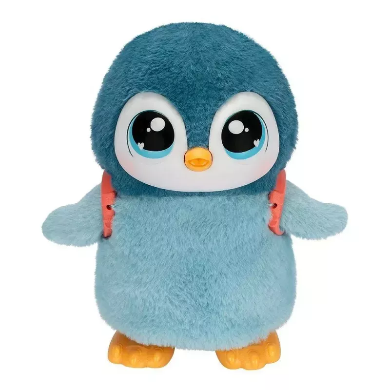 Interaktīva rotaļlieta Cobi Little Live Pets Walking Penguin Kiwaczek MO-26535, ar baterijām darbināms staigājošs mājdzīvnieks
