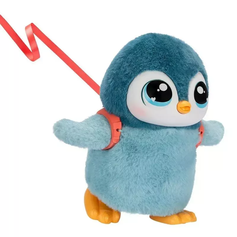 Interaktīva rotaļlieta Cobi Little Live Pets Walking Penguin Kiwaczek MO-26535, ar baterijām darbināms staigājošs mājdzīvnieks