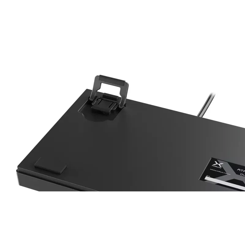 KRUX Atax PRO RGB tastatūra Spēļu USB QWERTY Angļu Melna Tenkeyless Mehāniska