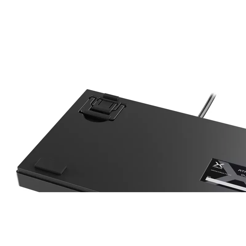 KRUX Atax PRO RGB tastatūra Spēļu USB QWERTY Angļu Melna Tenkeyless Mehāniska