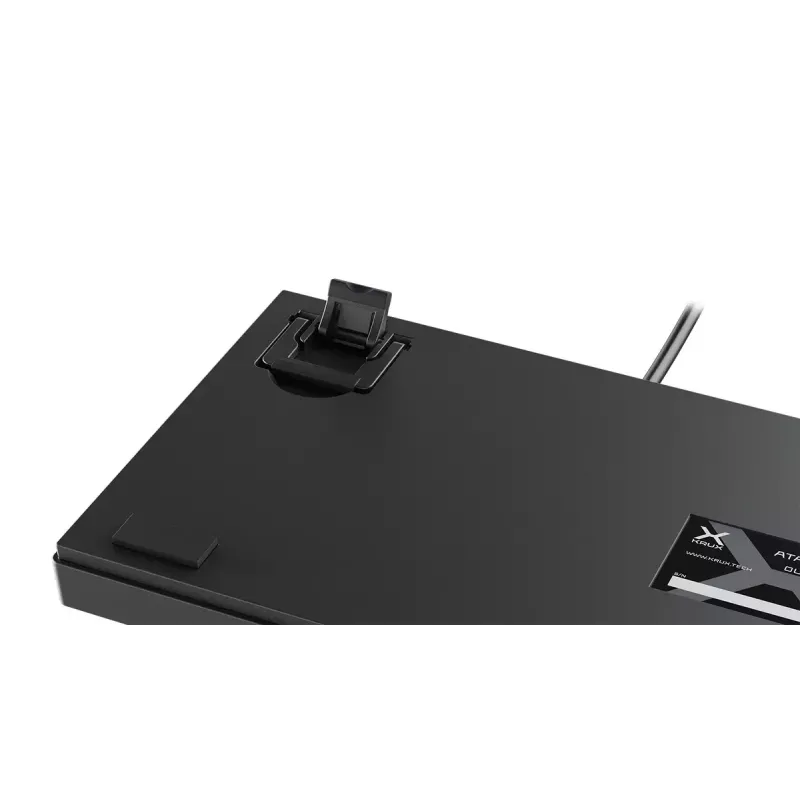 KRUX Atax PRO RGB tastatūra Spēļu USB QWERTY Angļu Melna Tenkeyless Mehāniska