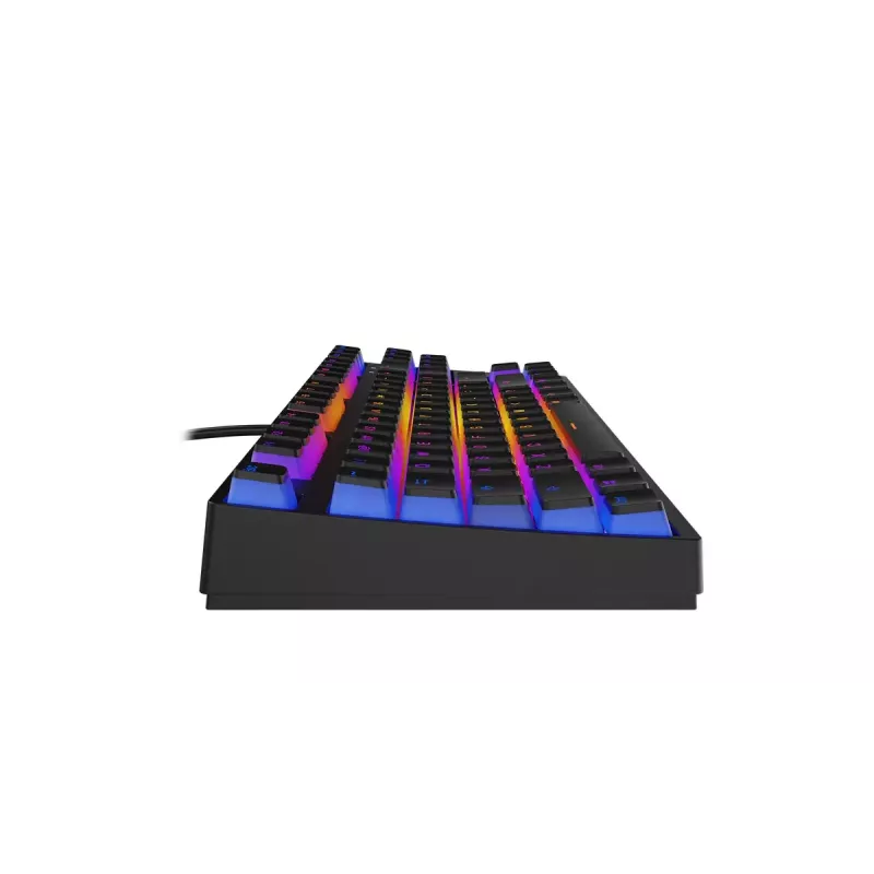 KRUX Atax PRO RGB tastatūra Spēļu USB QWERTY Angļu Melna Tenkeyless Mehāniska