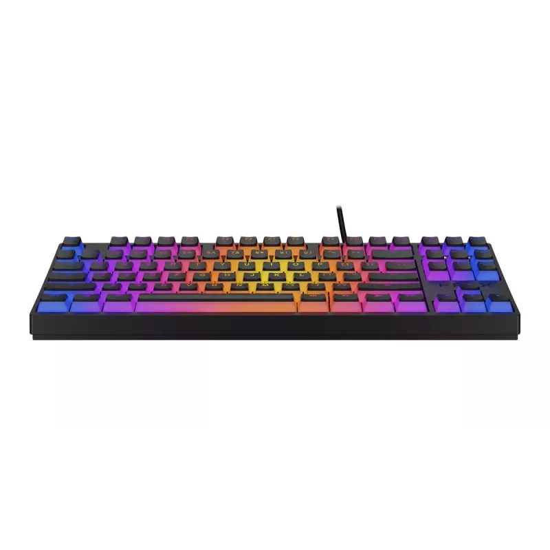 KRUX Atax PRO RGB tastatūra Spēļu USB QWERTY Angļu Melna Tenkeyless Mehāniska