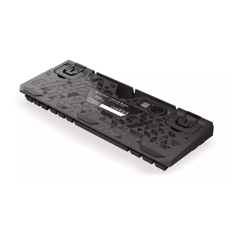 tastatūra ENDORFY Thock 75% Wireless Red Mechanical RGB LED Melns