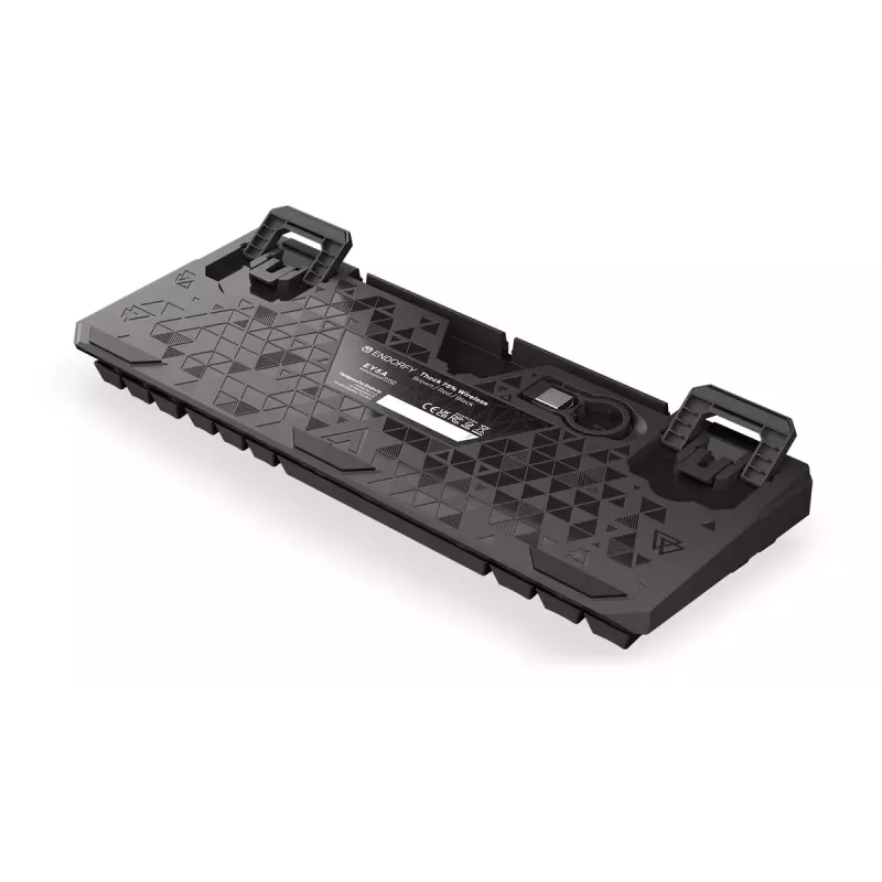 tastatūra ENDORFY Thock 75% Wireless Red Mechanical RGB LED Melns