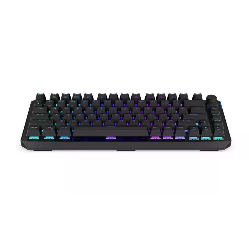 tastatūra ENDORFY Thock 75% Wireless Red Mechanical RGB LED Melns