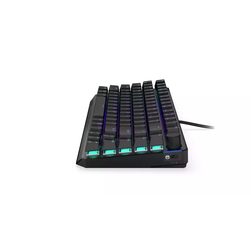tastatūra ENDORFY Thock 75% Wireless Red Mechanical RGB LED Melns