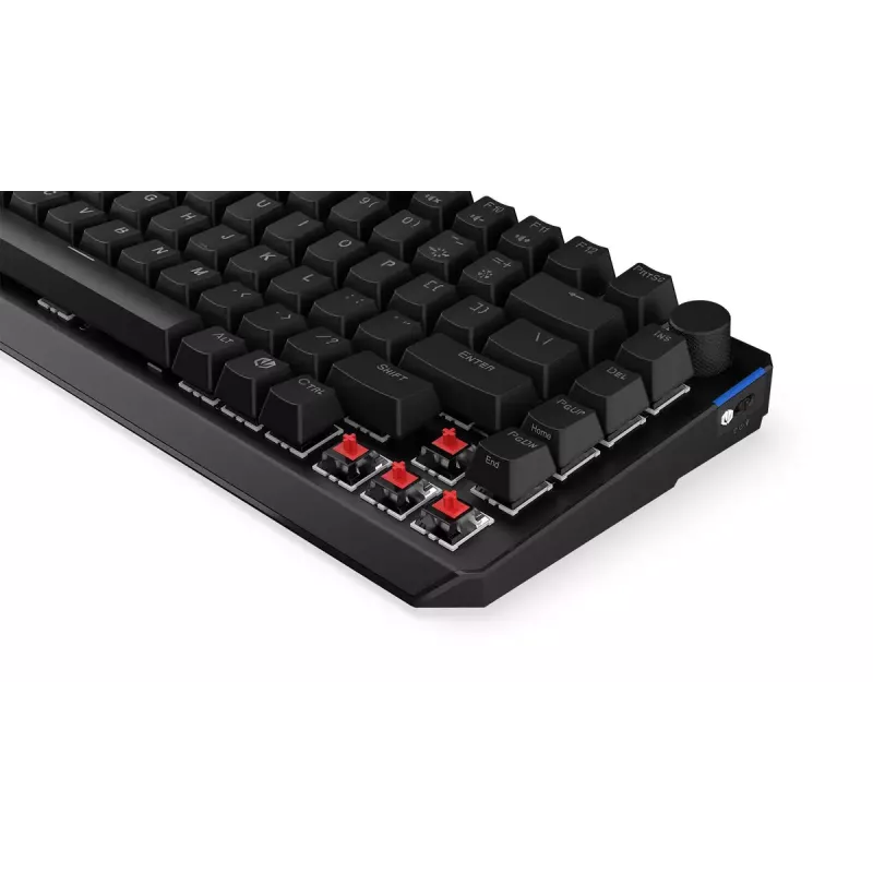 tastatūra ENDORFY Thock 75% Wireless Red Mechanical RGB LED Melns