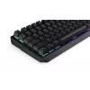 tastatūra ENDORFY Thock 75% Wireless Red Mechanical RGB LED Melns
